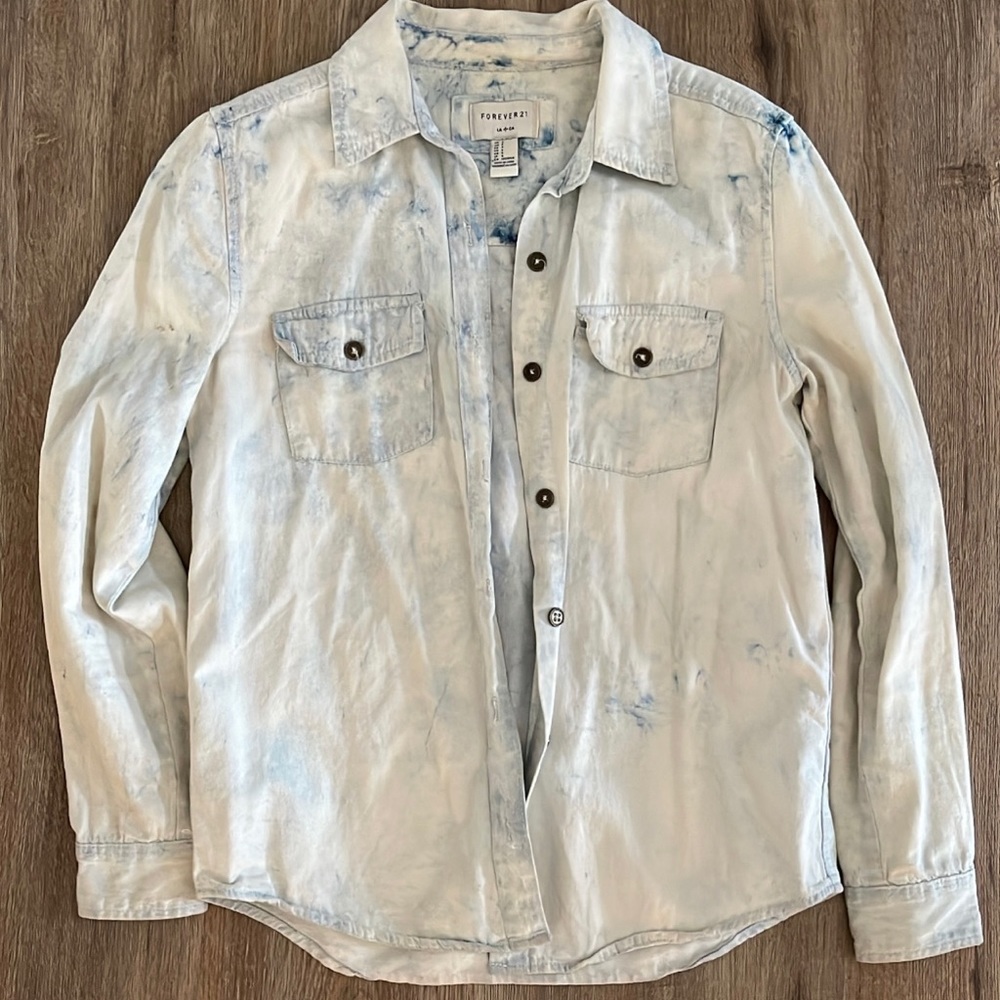Did wash denim shirt